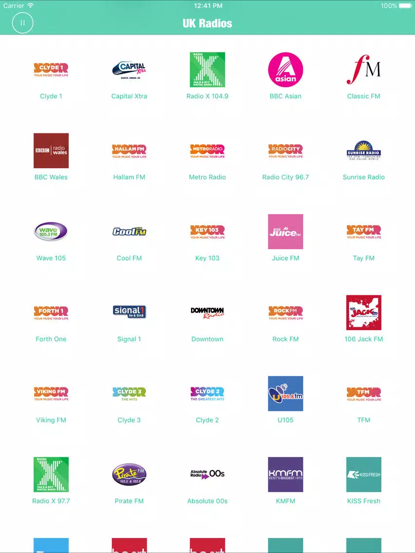 Captures d'écran de UK Radios (Radio British FM) iPad 