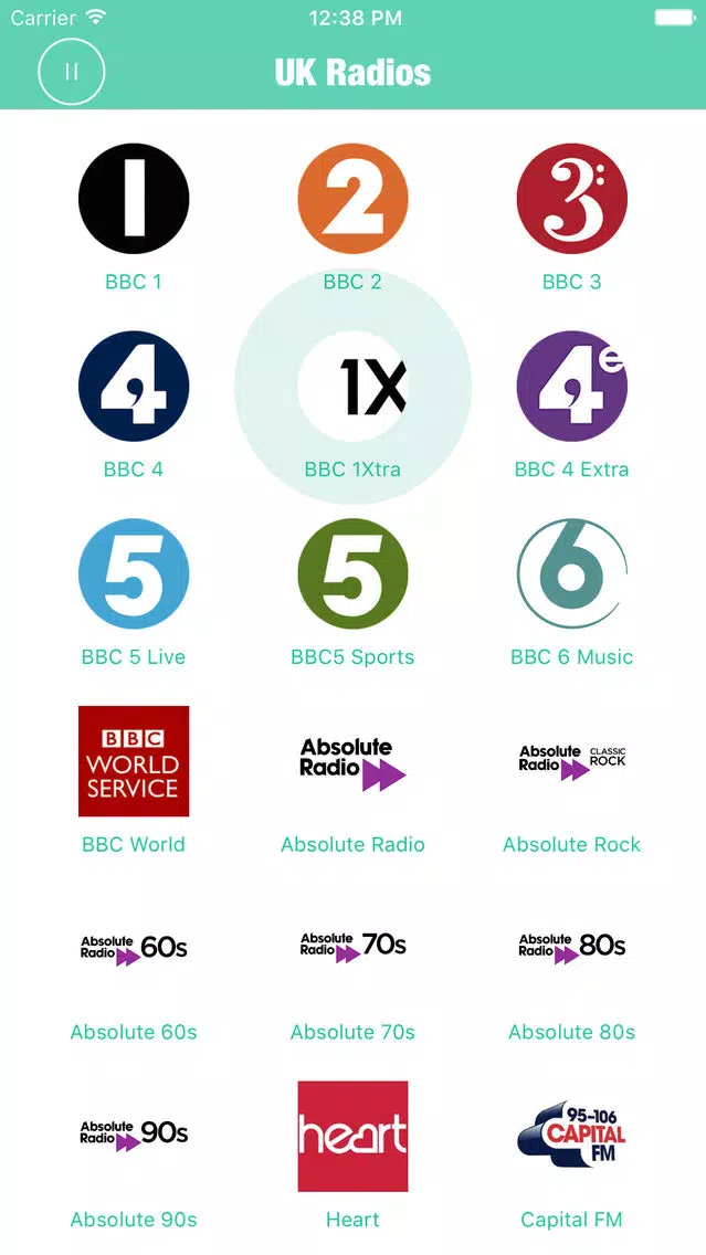 Captures d'écran de UK Radios (Radio British FM)