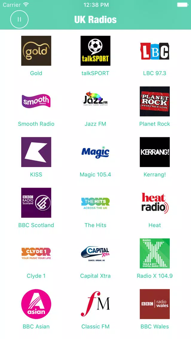 Captures d'écran de UK Radios (Radio British FM)