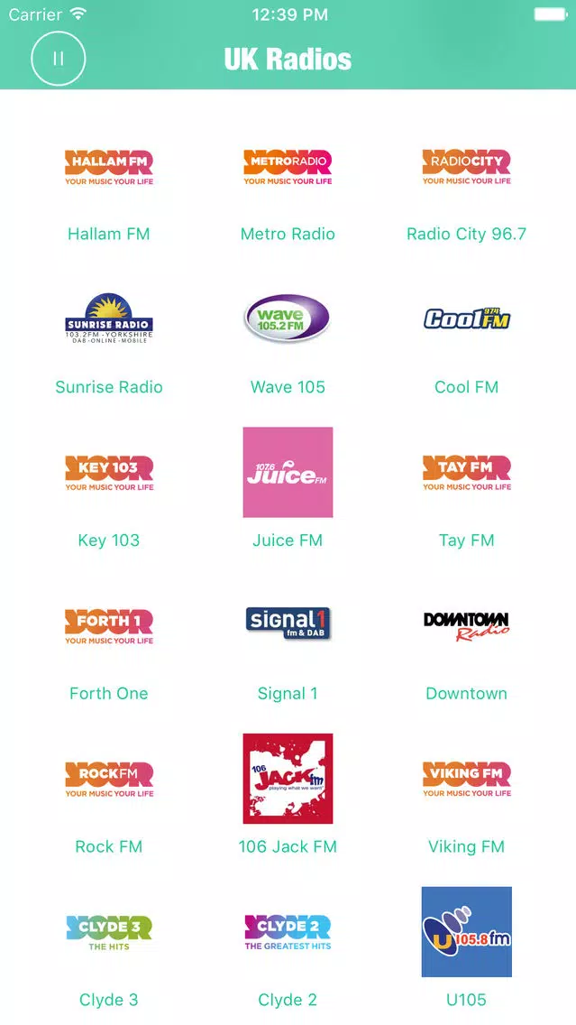 Captures d'écran de UK Radios (Radio British FM)