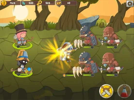 Capturas de tela do My Tiny Heroes iPad 