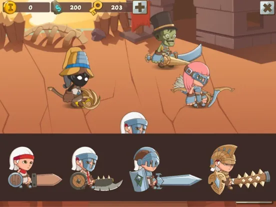 Capturas de tela do My Tiny Heroes iPad 