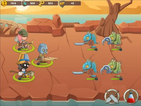 Capturas de tela do My Tiny Heroes iPad 