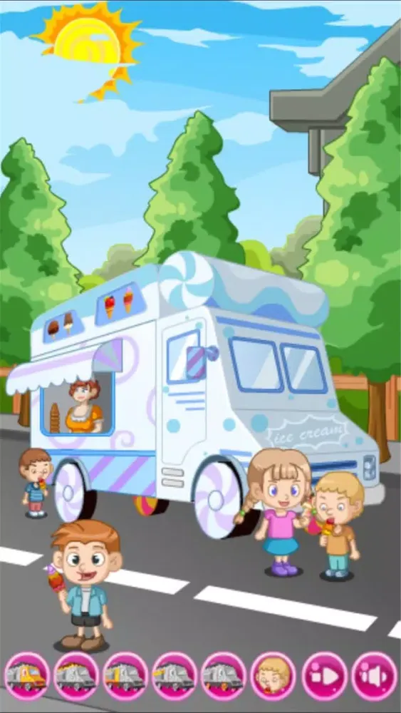 Ice Cream Cartoon Car - Design your dream car স্ক্রিনশট