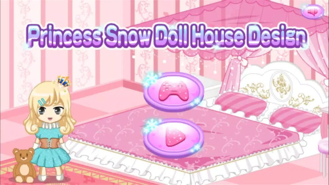Captures d'écran de Princess Snow Doll House Design