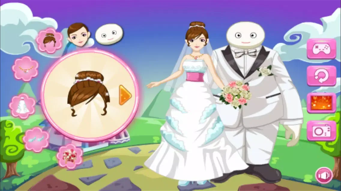 Capturas de tela do Huge Man Marry The Bride - dress up girl game