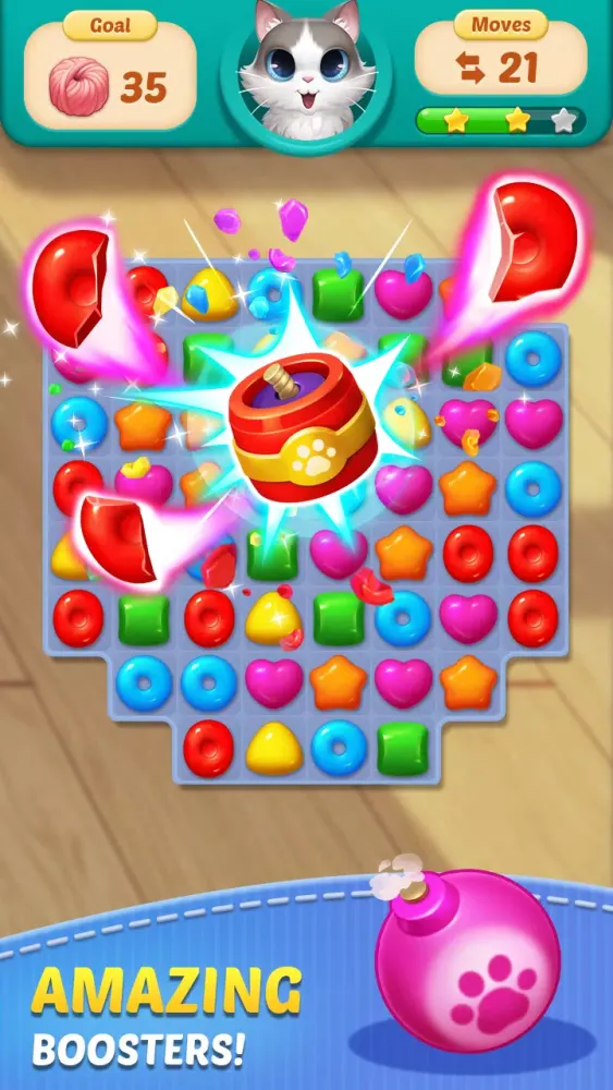 Cat Match - Match 3 Game Screenshots