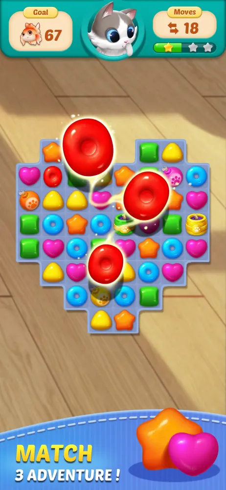 Cat Match - Match 3 Game Screenshots