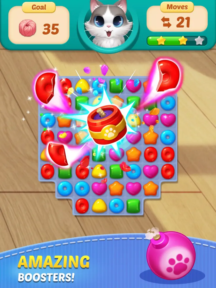 Cat Match - Match 3 Game Screenshots