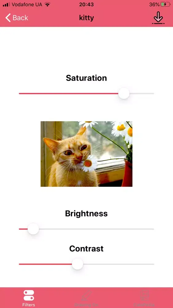Tangkapan skrin IddyCatty: Beauty of Cat