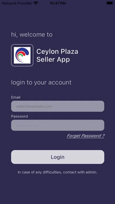 Capturas de tela do Ceylon Plaza - Seller