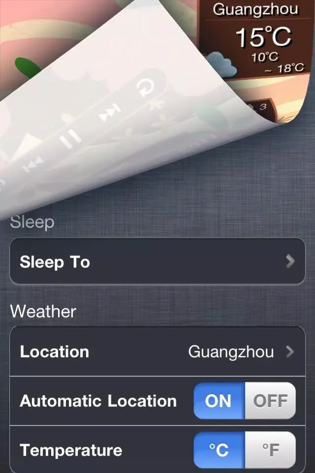 Capturas de tela do AirWave Sleep — Alarm Sleep Clock + Music player + 10 day Weather Forecast