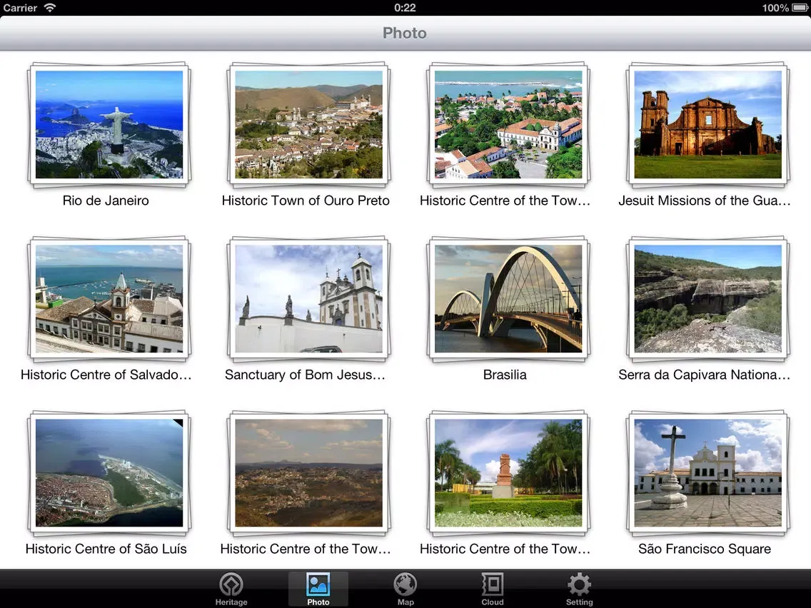 Скриншоты World Heritage in Brazil iPad 