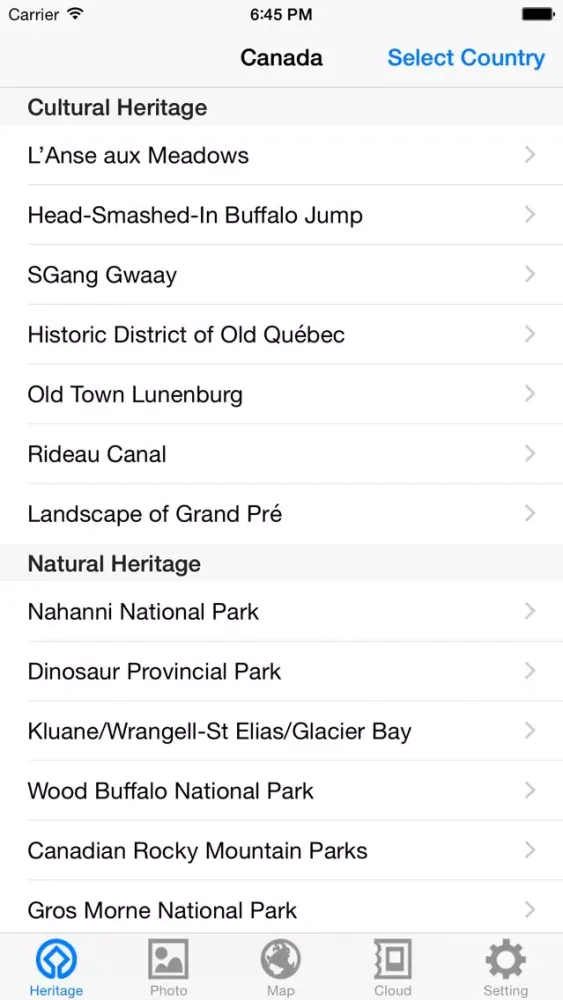 Скриншоты World Heritage in Canada