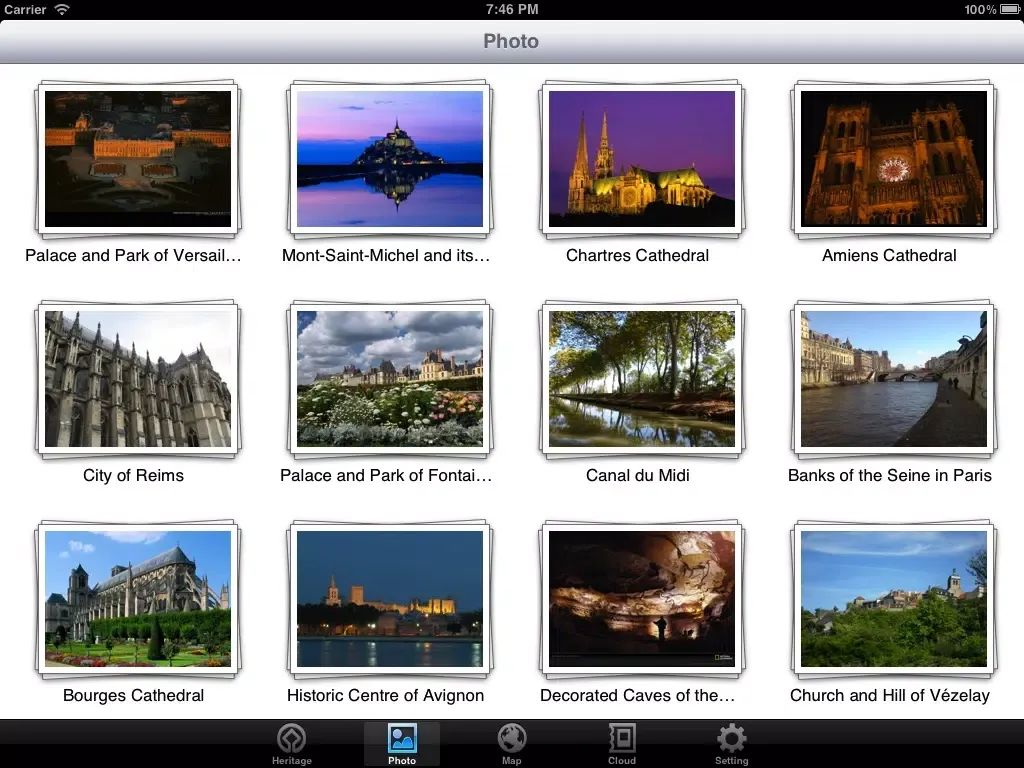تصاویر World Heritage in France iPad 