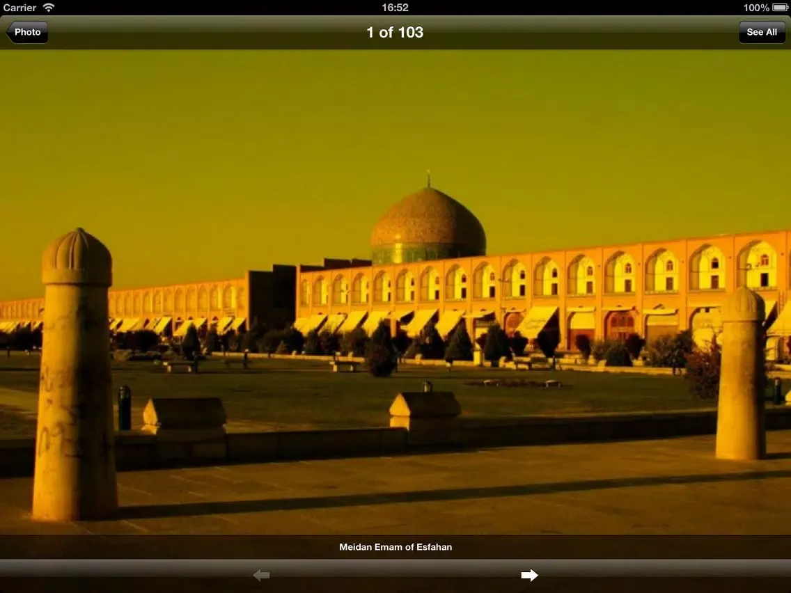 Capturas de tela do World Heritage in Iran iPad 