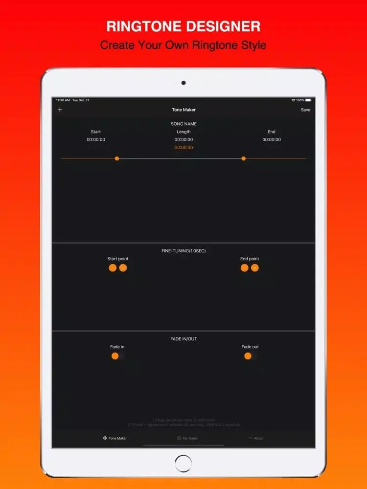 Ringtones for iPhone (2020) iPad  Screenshots