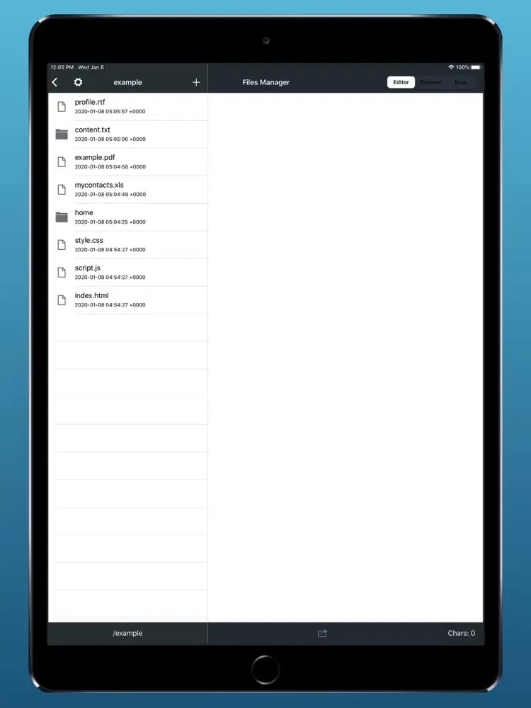 Скриншоты i.File Manager: Files Editor iPad 