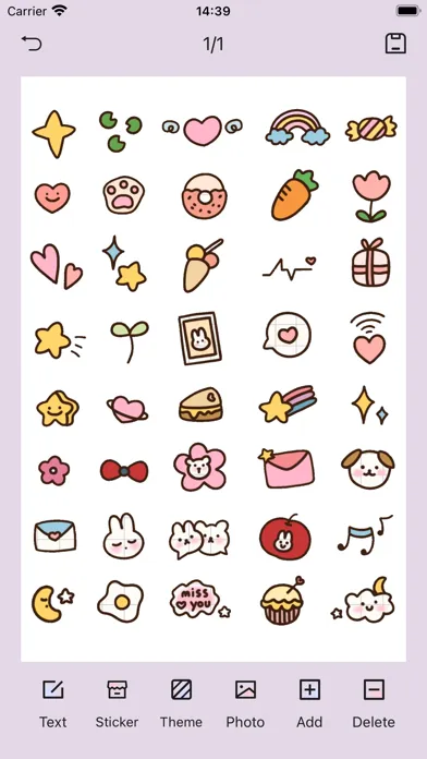 Mini journal - Cute diary স্ক্রিনশট