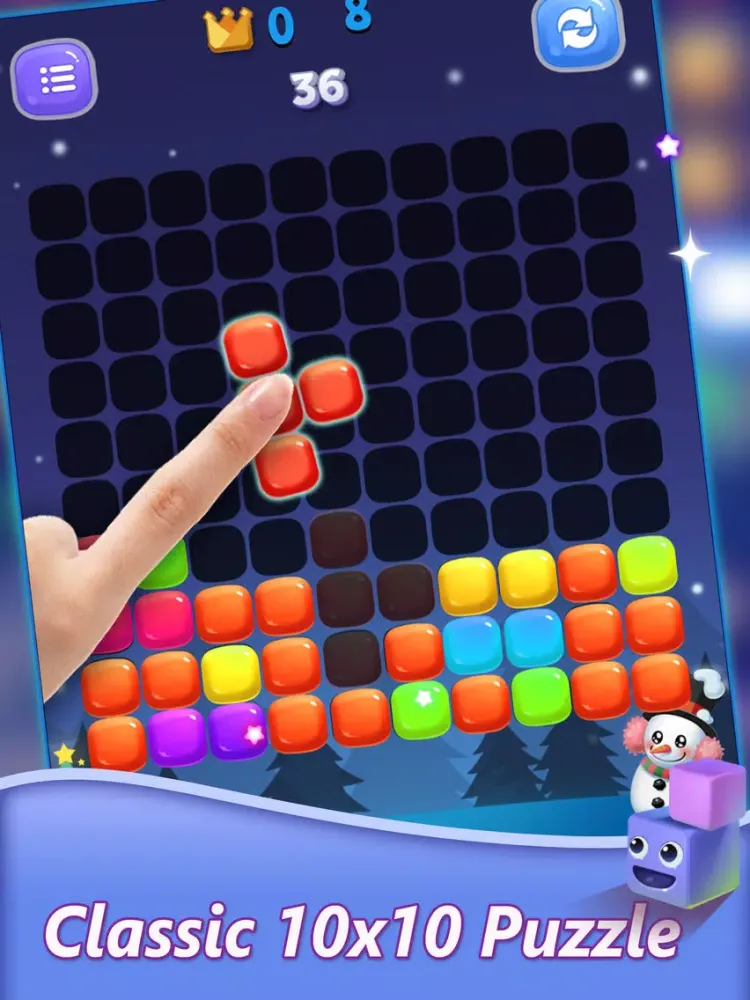 Capturas de pantalla de Candy Block - Fun puzzle game iPad 