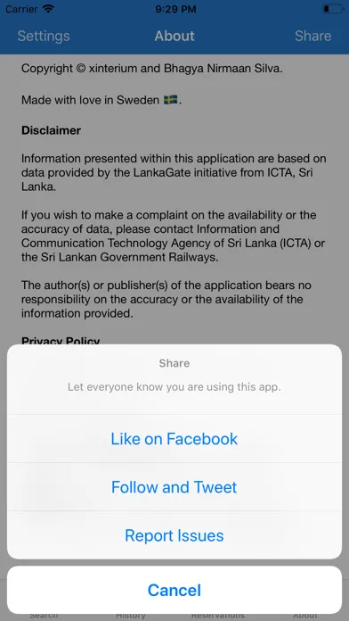 Sri Lanka Trains スクリーンショット