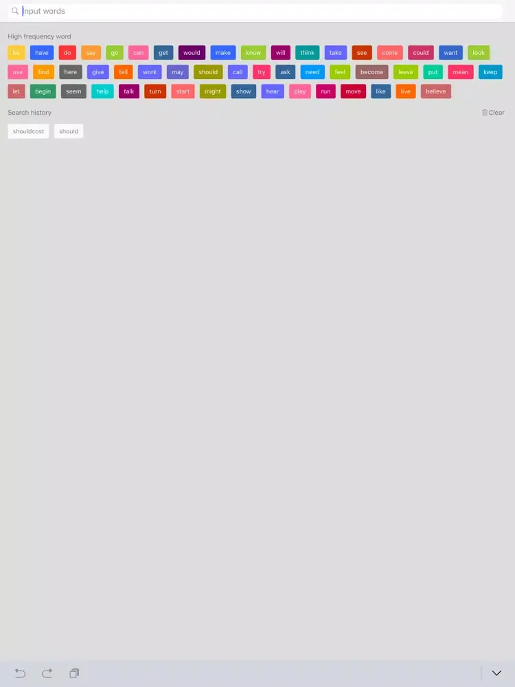Capturas de tela do 听说词典 汉英-英汉 iPad 