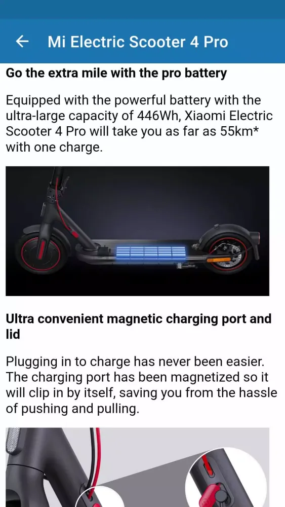 Mi Electric Scooter 4pro Guide Screenshots