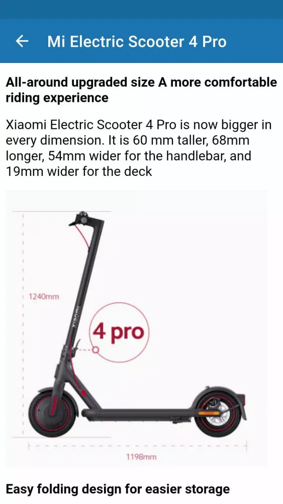 Mi Electric Scooter 4pro Guide Screenshots
