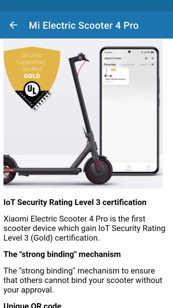 Mi Electric Scooter 4pro Guide Screenshots