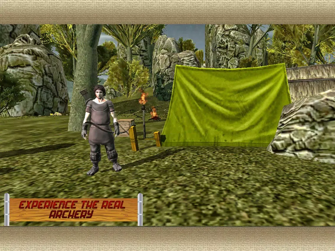 Screenshot di Archery bow boscage: shoot arrow against enemy iPad 