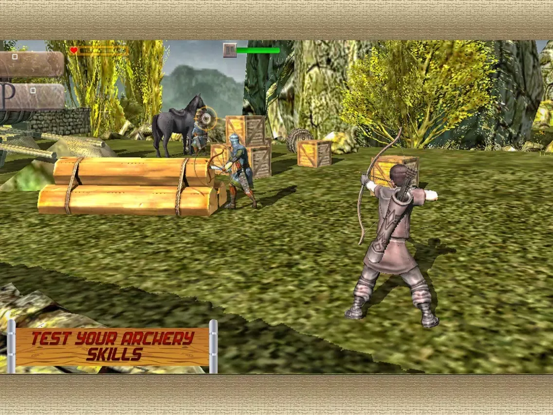 Screenshot di Archery bow boscage: shoot arrow against enemy iPad 