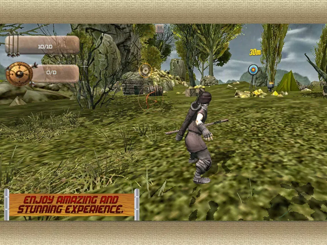 Screenshot di Archery bow boscage: shoot arrow against enemy iPad 