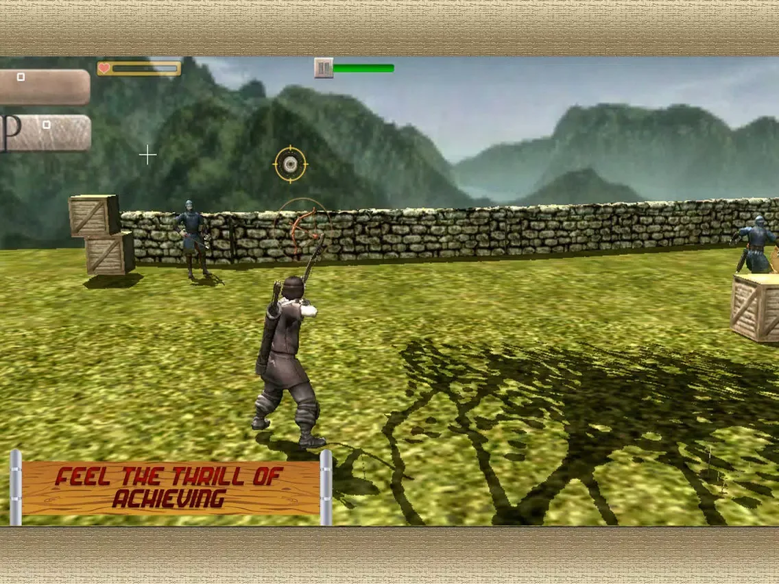 Screenshot di Archery bow boscage: shoot arrow against enemy iPad 