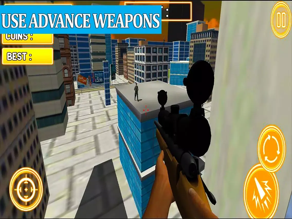 Captures d'écran de Sniper Covert Operation: Assassin on the Kill iPad 