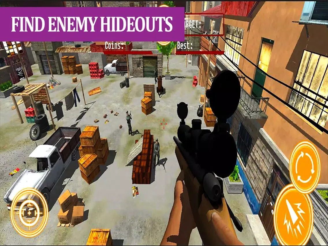 Capturas de tela do SWAT City Sniper: Illicit Target Shooter iPad