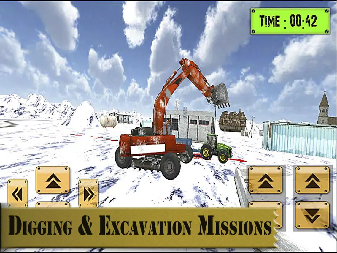Capturas de tela do Real Construction Excavator : Heavy Duty Crane iPad 