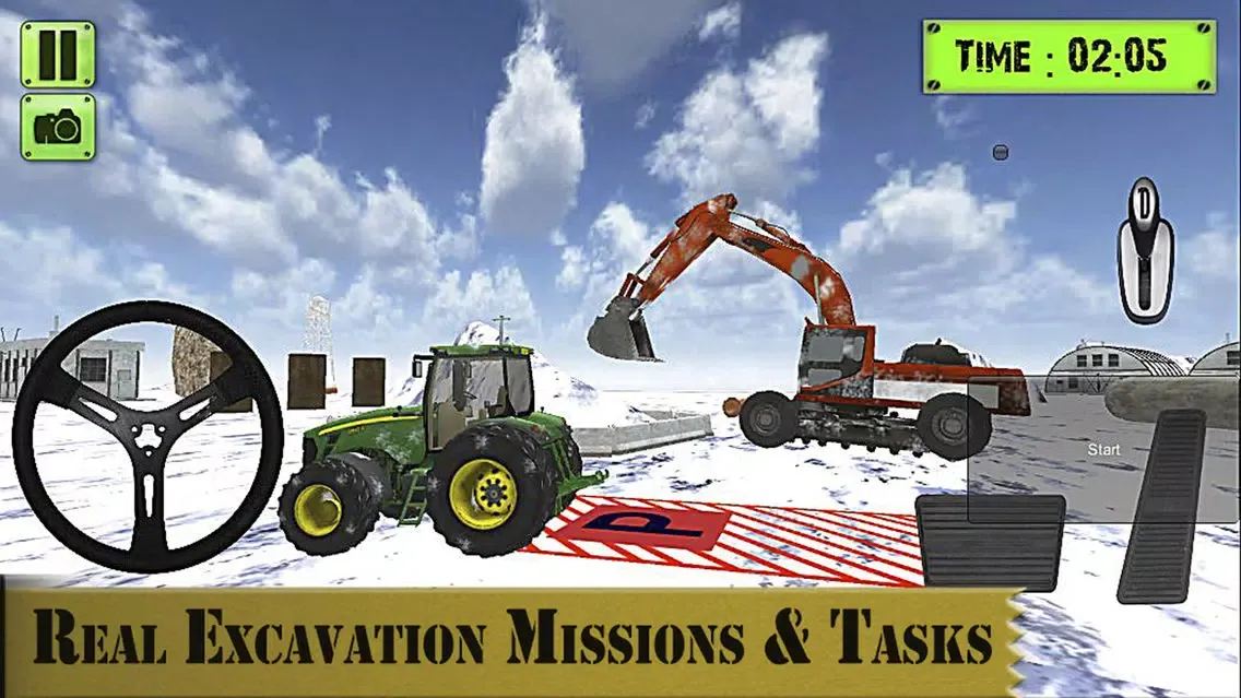Capturas de tela do Real Construction Excavator : Heavy Duty Crane