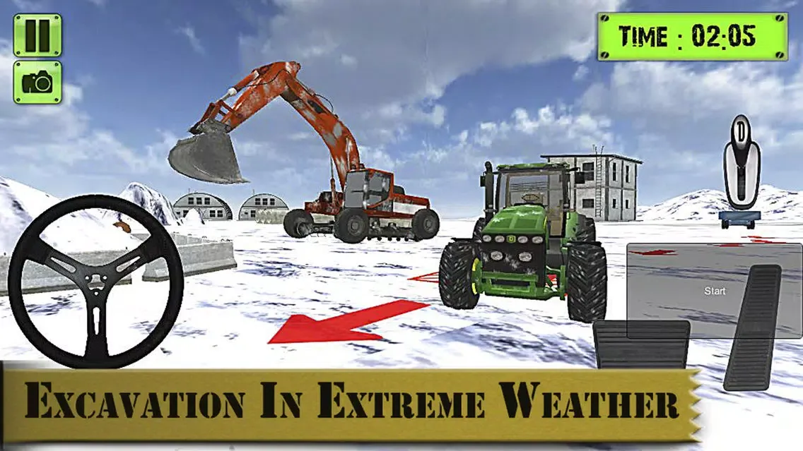 Capturas de tela do Real Construction Excavator : Heavy Duty Crane
