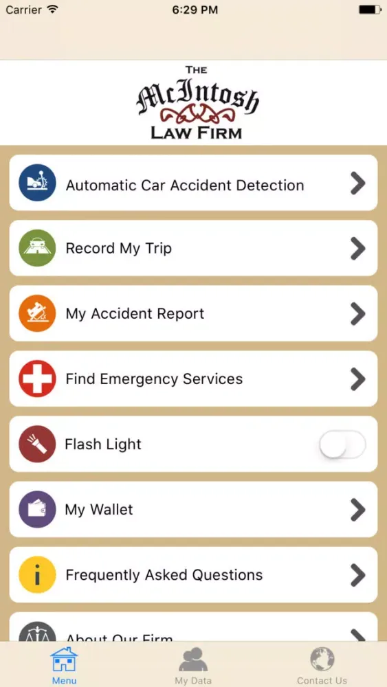 ภาพหน้าจอของ McIntosh Law Firm Injury Help