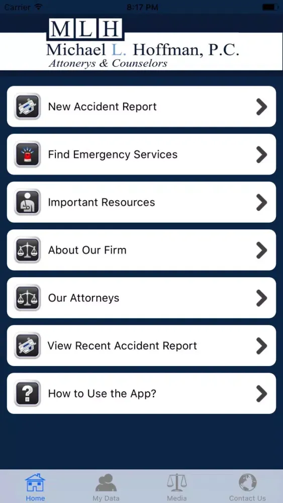 Captures d'écran de Injury Help App Michael L. Hoffman, P.C.