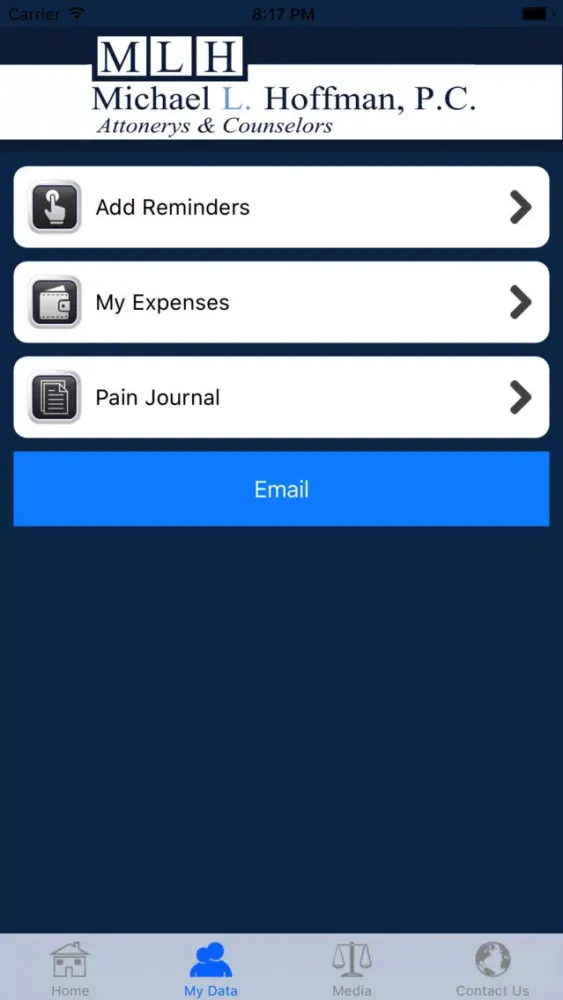 Captures d'écran de Injury Help App Michael L. Hoffman, P.C.