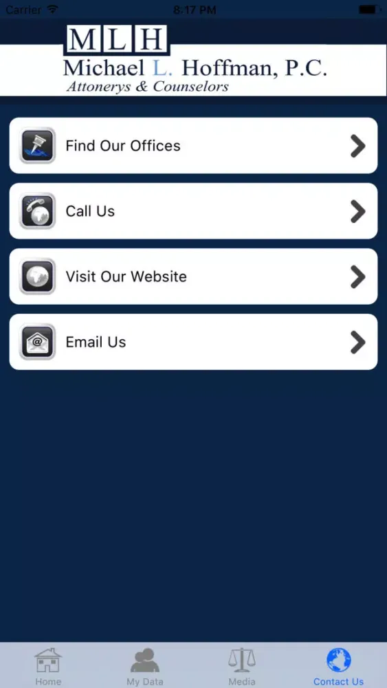Captures d'écran de Injury Help App Michael L. Hoffman, P.C.