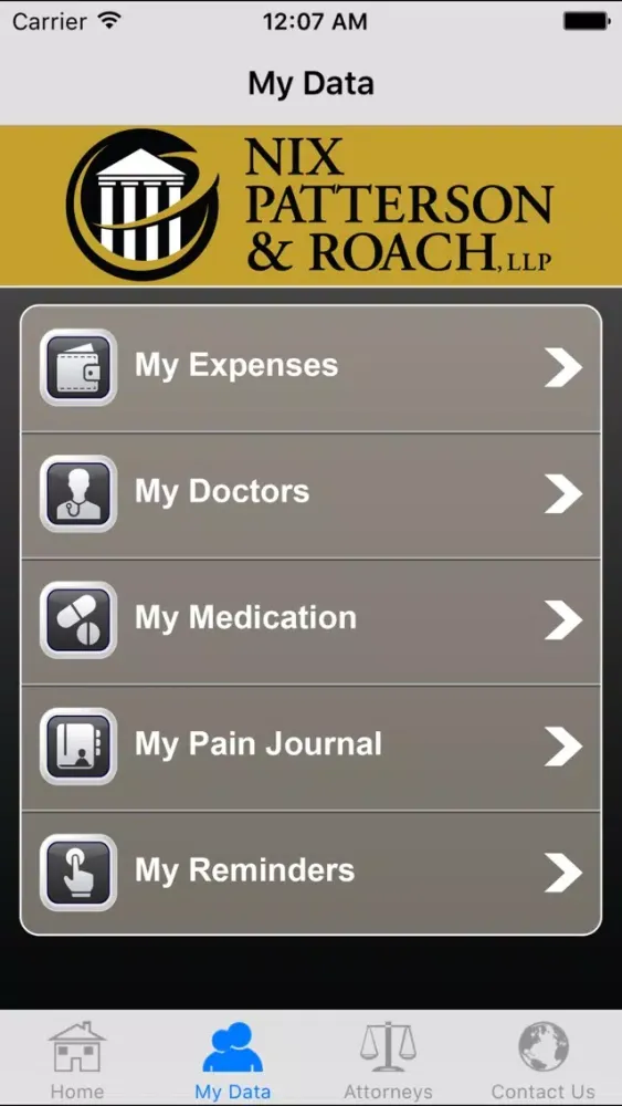 ภาพหน้าจอของ Injury Help App by Nix, Patterson & Roach, L.L.P.