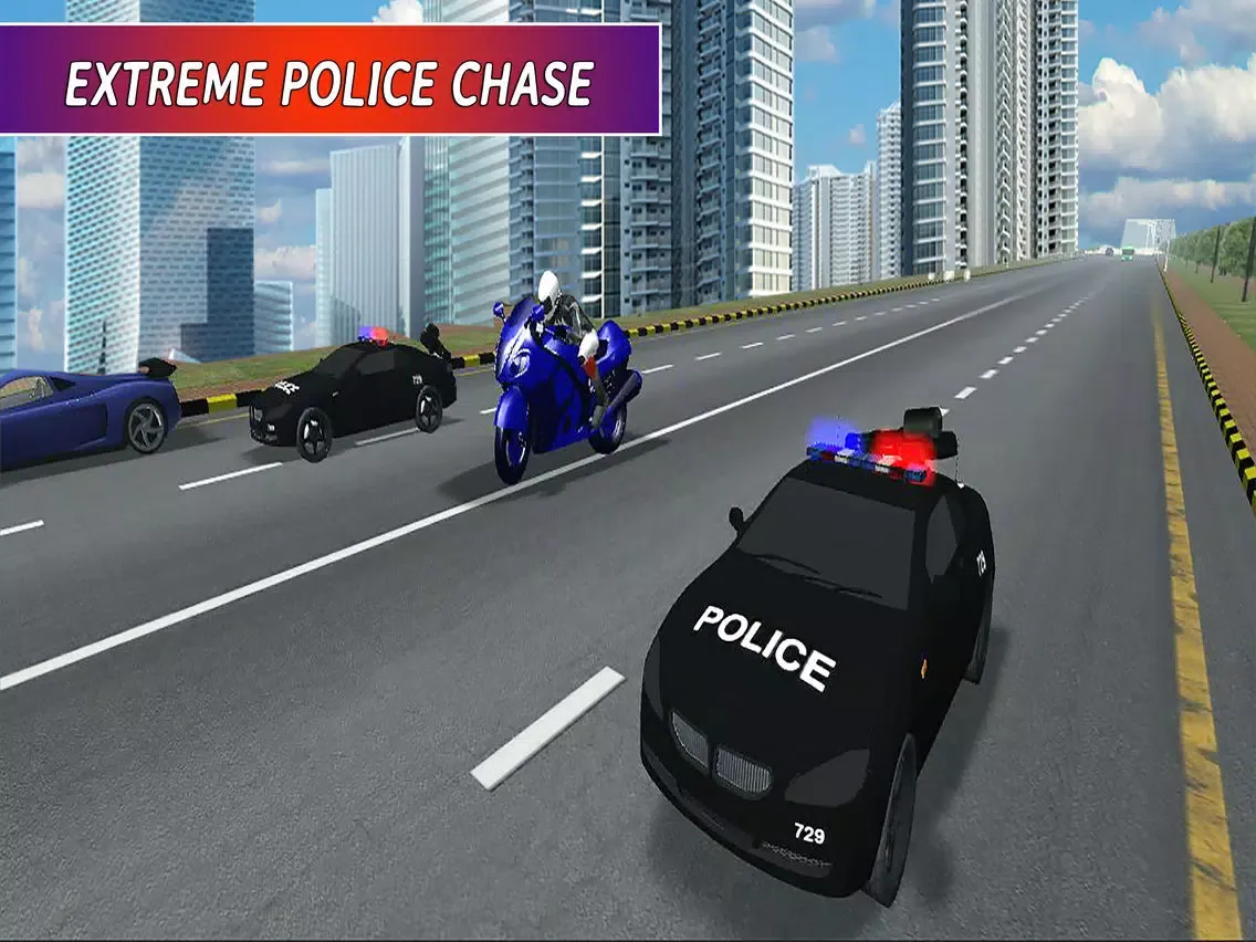 Highway Motorbike Rider: The Hot Pursuit iPad  سکرین شاٹس