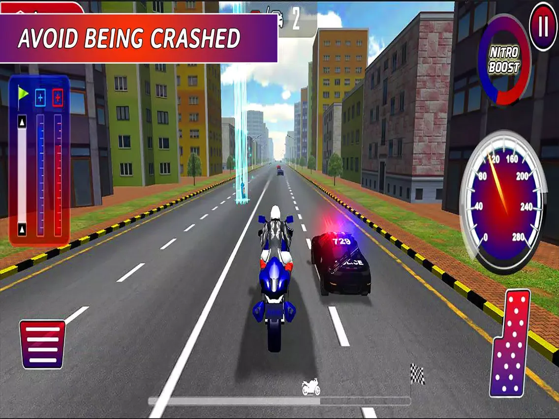 Highway Motorbike Rider: The Hot Pursuit iPad  سکرین شاٹس