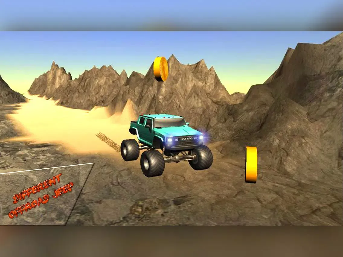 4x4 safari jeep: Mountain driving experience iPad 应用截图