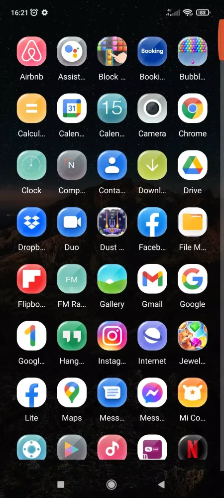 XIOS Launcher Home screen Screenshots
