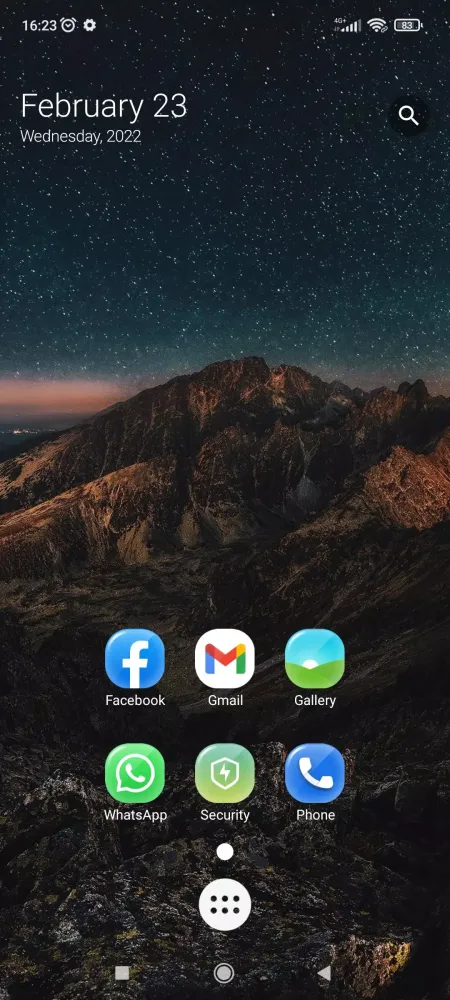 XIOS Launcher Home screen Screenshots