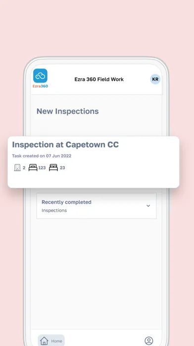 Ảnh chụp màn hình của Ezra360 FieldWork