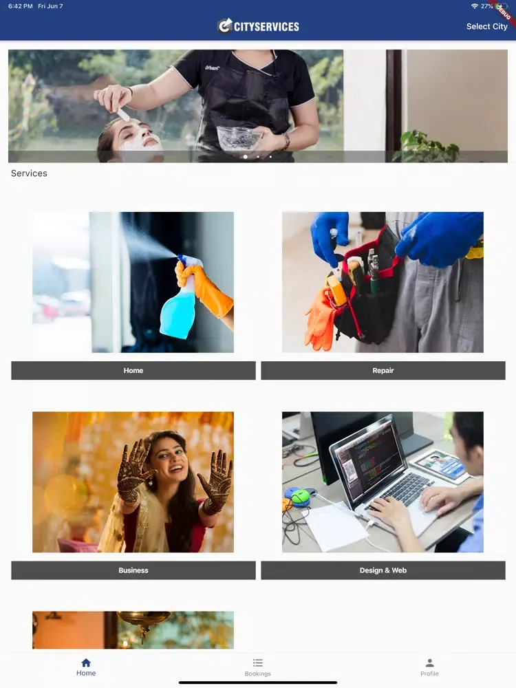 City Services Vapi iPad  Ekran Görüntüleri